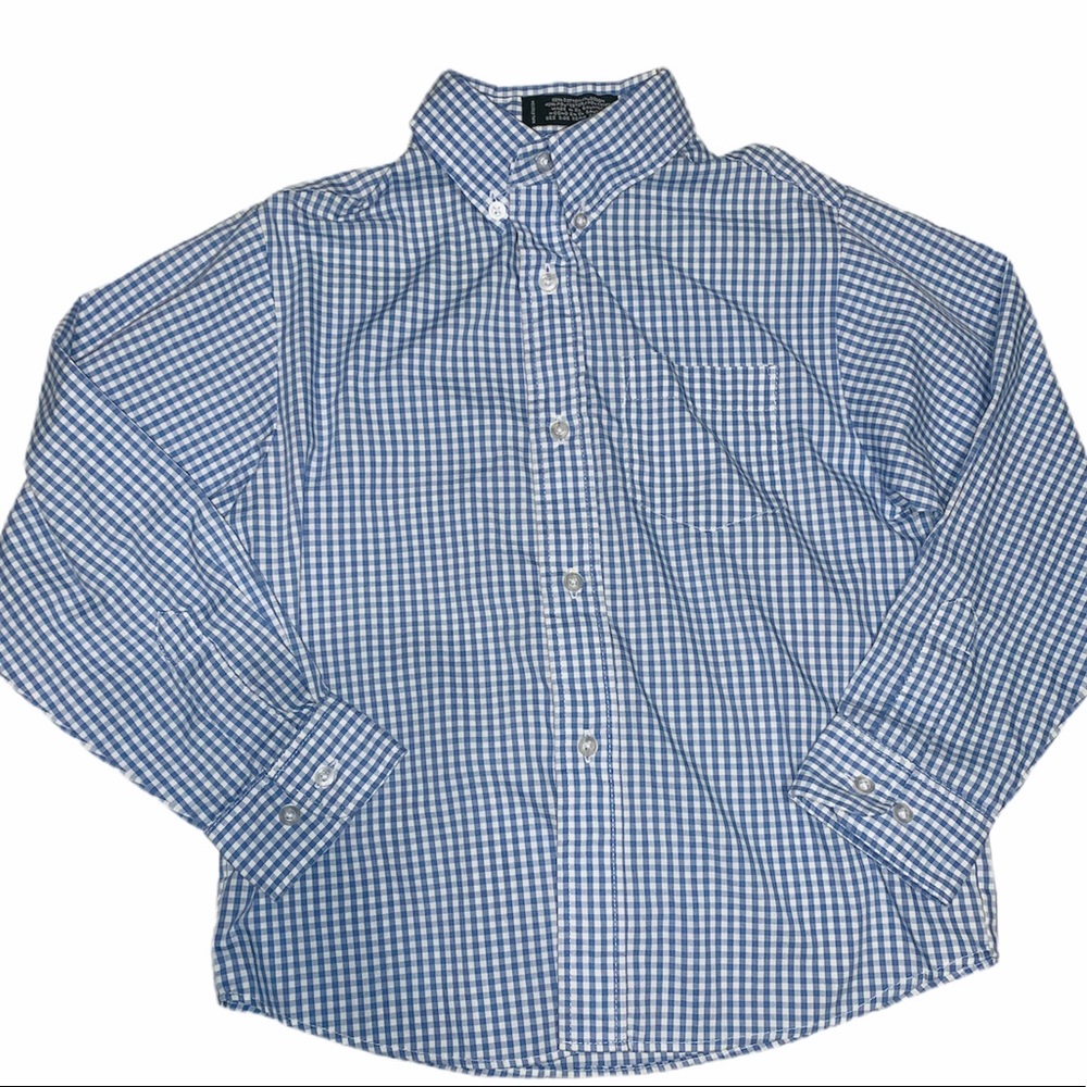 Claiborne Boys’ Plaid Button-Up Long Sleeve Shirt